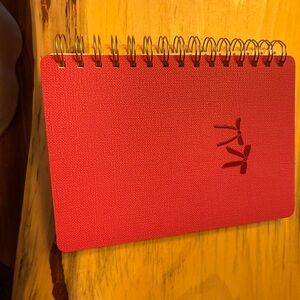 Source Unknown Red Spiral Notebook